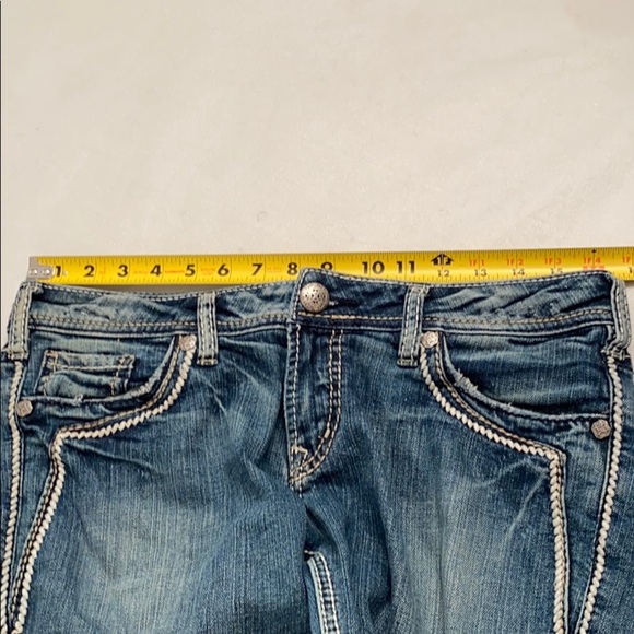 Silver Jeans Aiko Low Straight blue jeans 30 - Picture 5 of 14